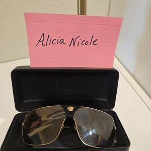 Versace Gold Sunglasses